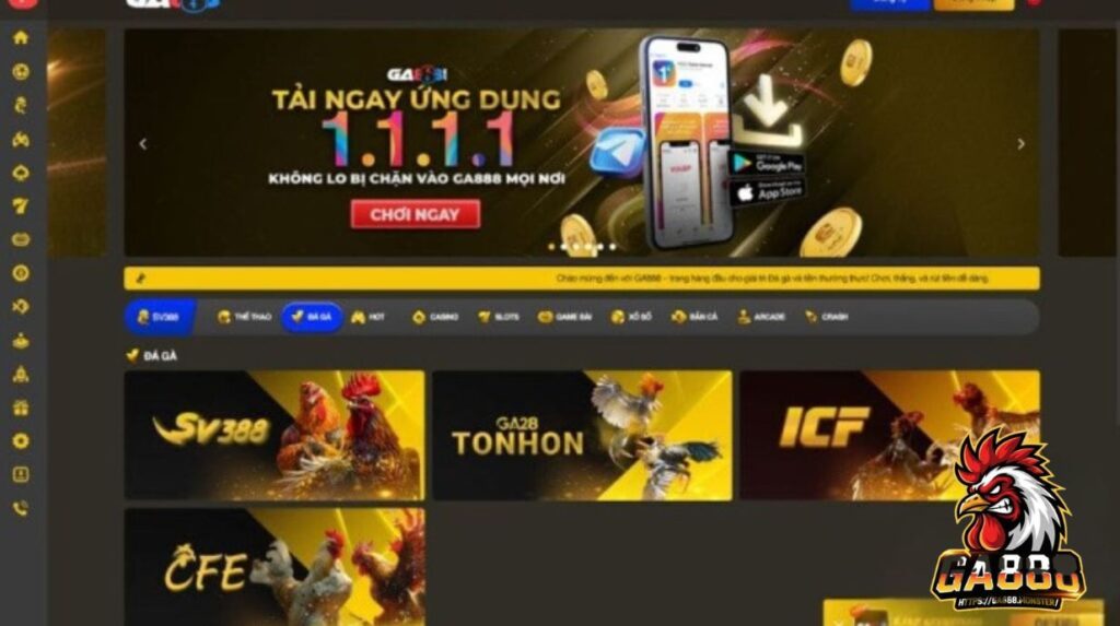 Những tính năng nổi bật của ứng dụng GA888