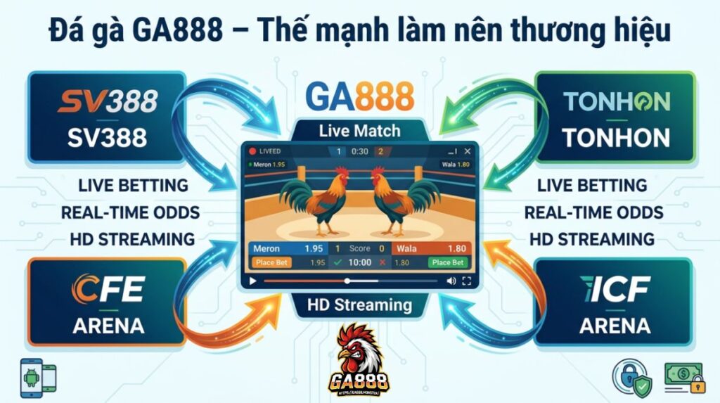Đá gà GA888 – Thế mạnh làm nên thương hiệu
