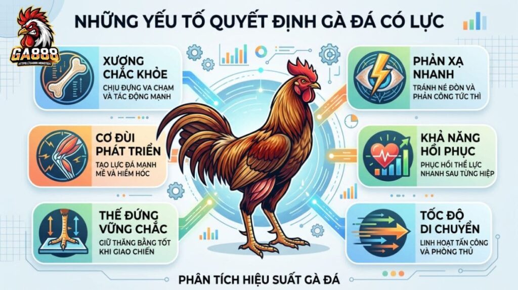 Những Yếu Tố Quyết Định Gà Đá Có Lực